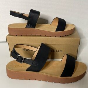 Meraki  Women's Size 11  Sandals Vera 2 Black   NTW
